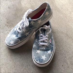 Super Cute American Flag Vans